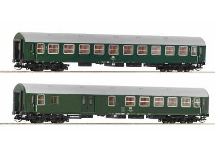 Set 2 vagoane calatori DR - TT Roco 6280005